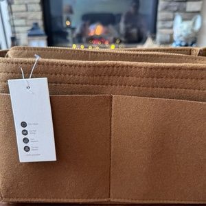 Felt Hand Bag Organizer Inserts (Small Gold - NWT)